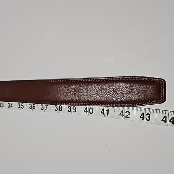 Bulliant Adjustable Brown Leather Belt Men's Size 36 #M-138 - Picture 6 of 8